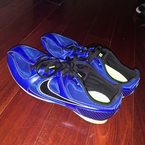 Nike Zoom Rival MD 6 Men's Blue & Black Cleats - Picture 5 of 7
